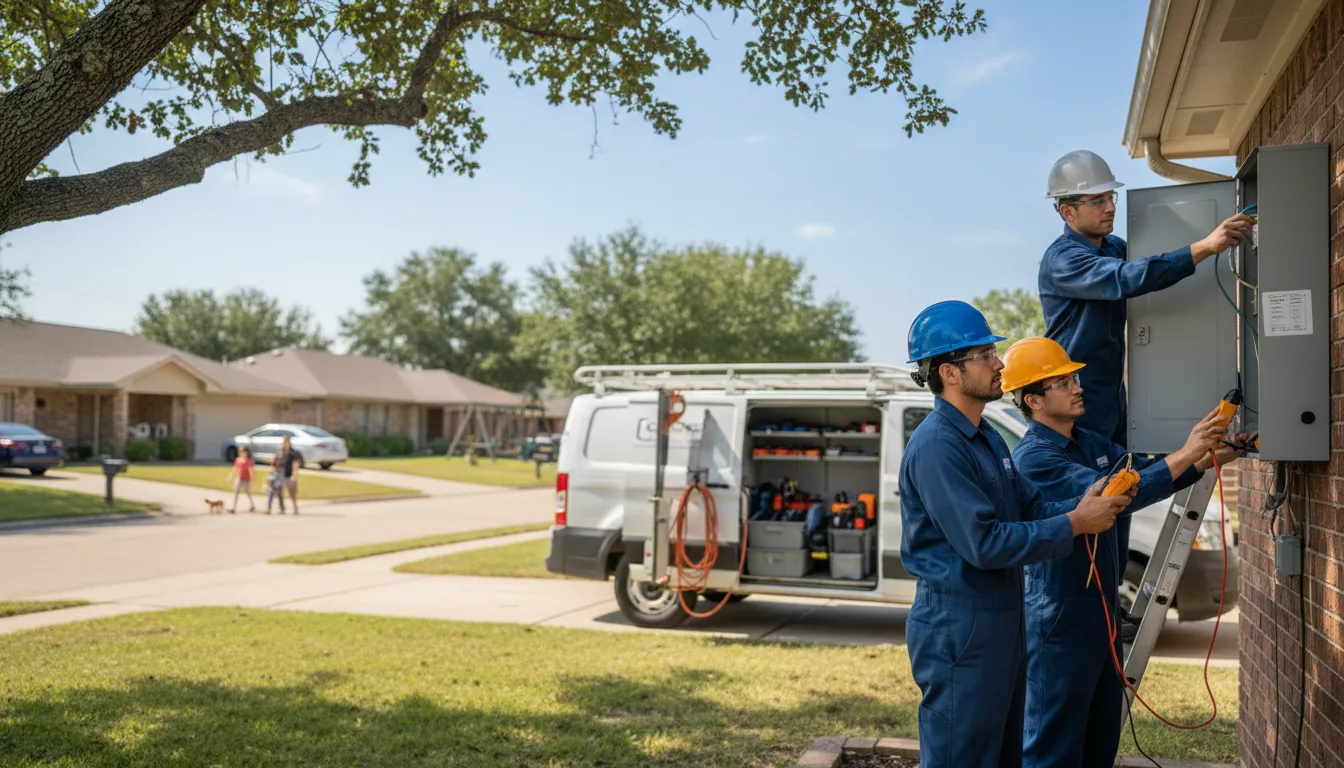 Certified electrician providing emergency electrical services in Blair, WI